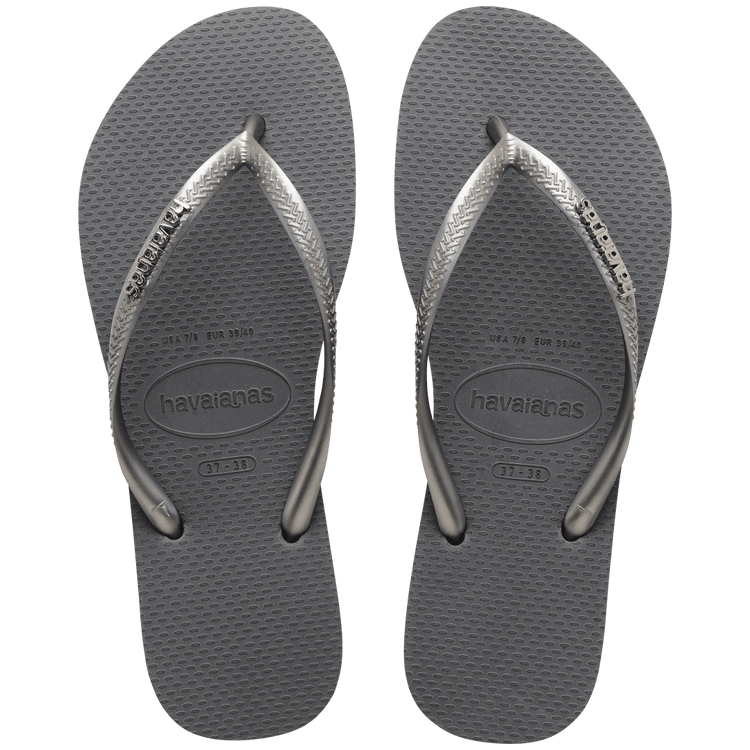 Steel Grey Slim Logo Havaianas