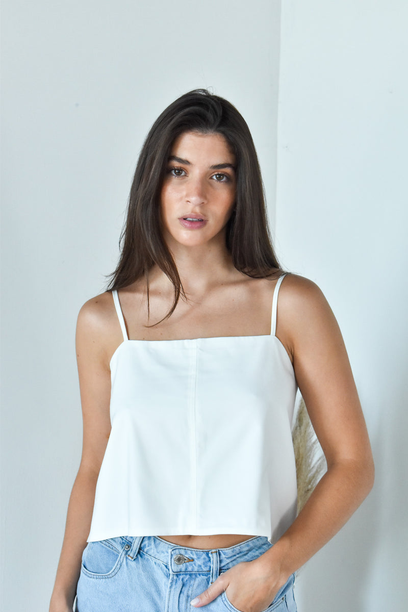 Open Back Cami Top