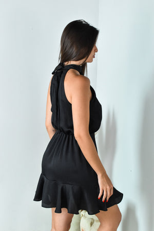 Black Satin Dress