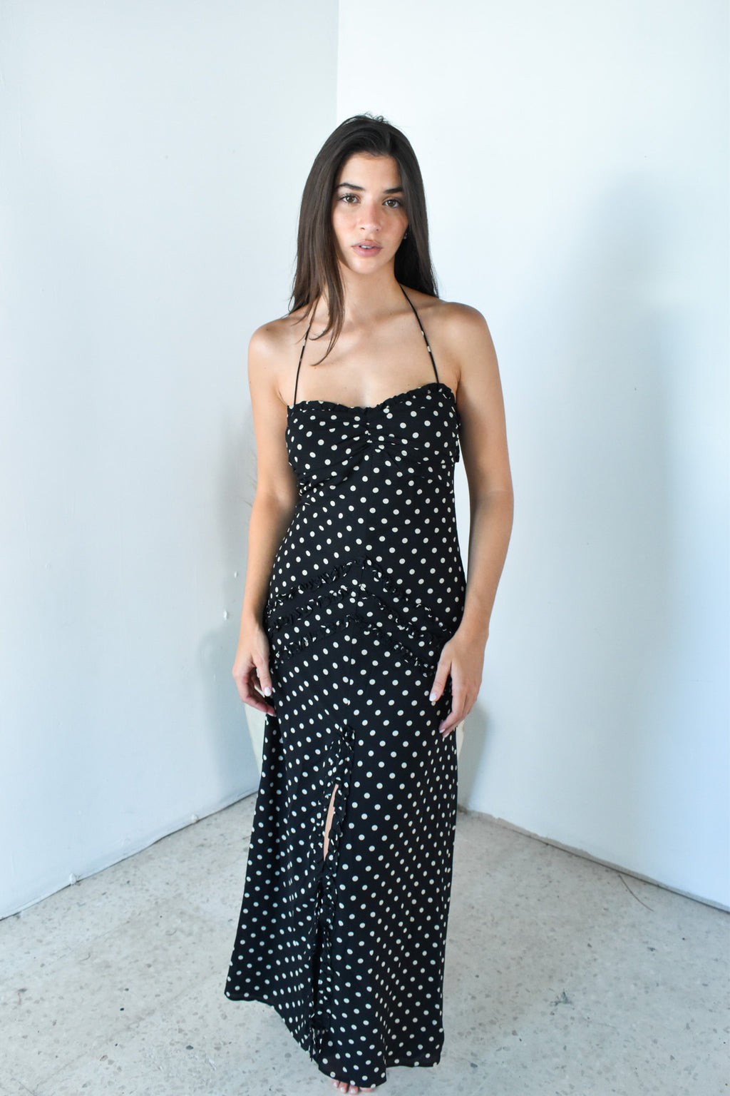 Polka Maxi Dress