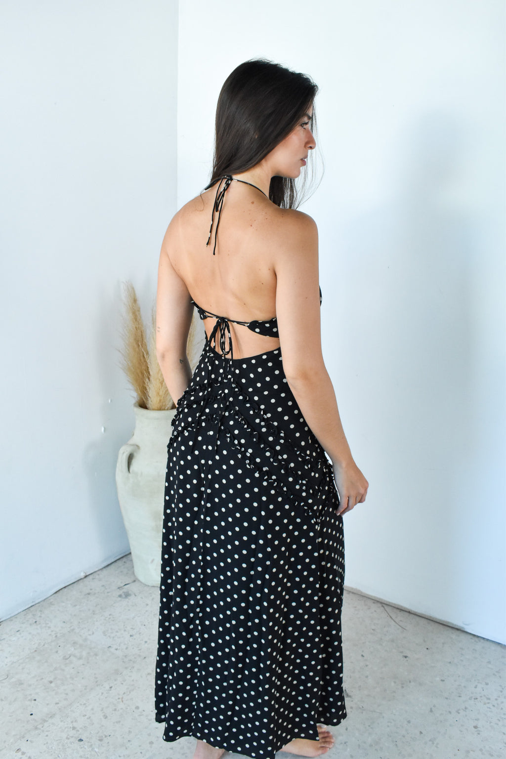 Polka Maxi Dress