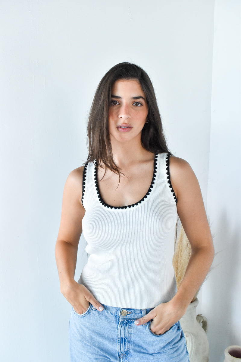 Ribbed Stitch Tank Top