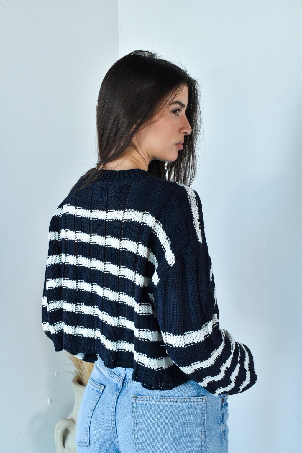 Stripe Chunky Sweater