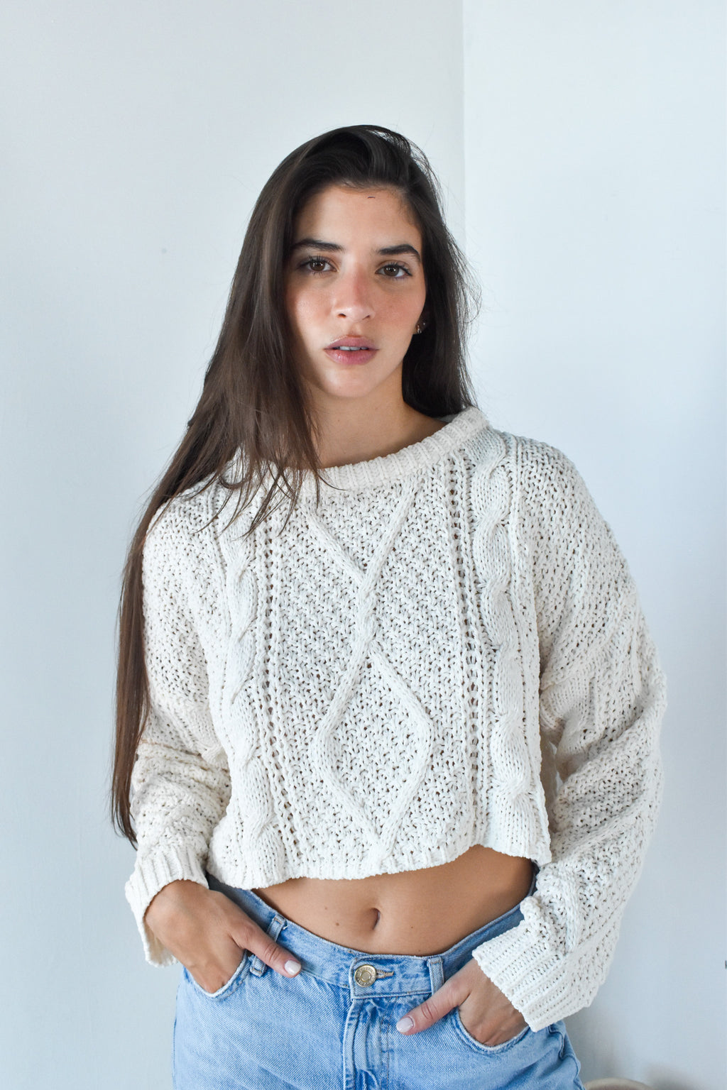 Chunky Cream Sweater