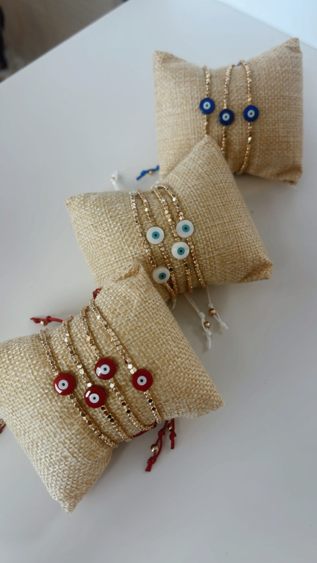 Eye Beaded Adjustable Bracelet