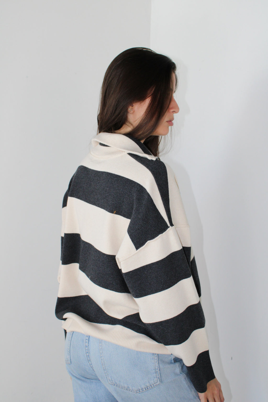 Stripe Sweater Top