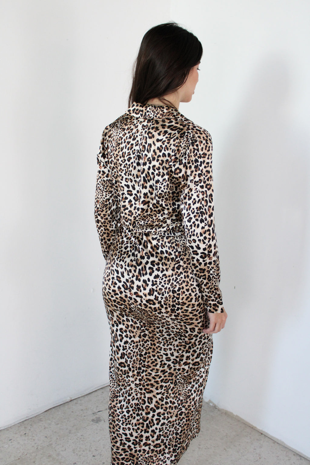 Leopard LS Top & Skirt Set