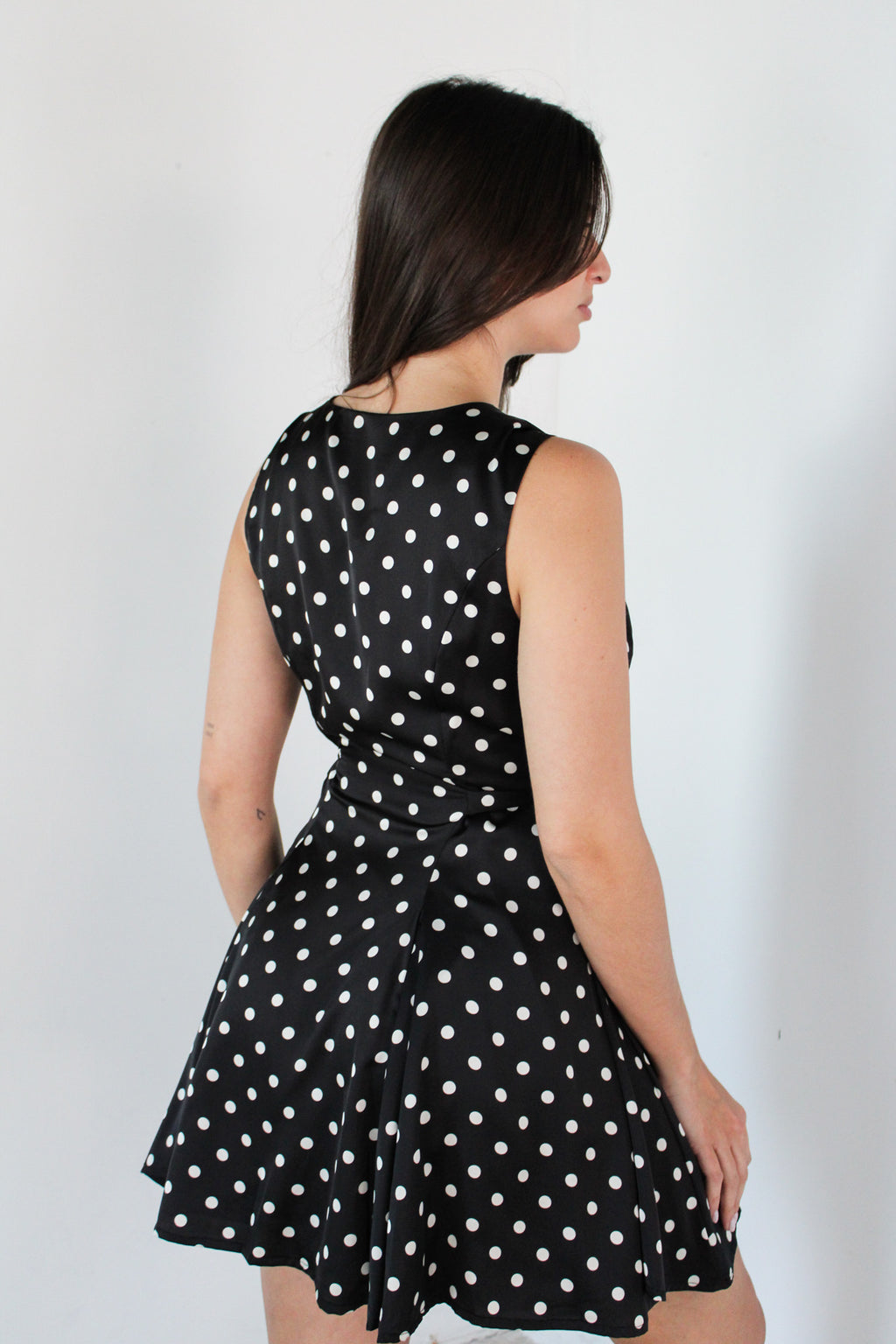 Polka Mini Dress