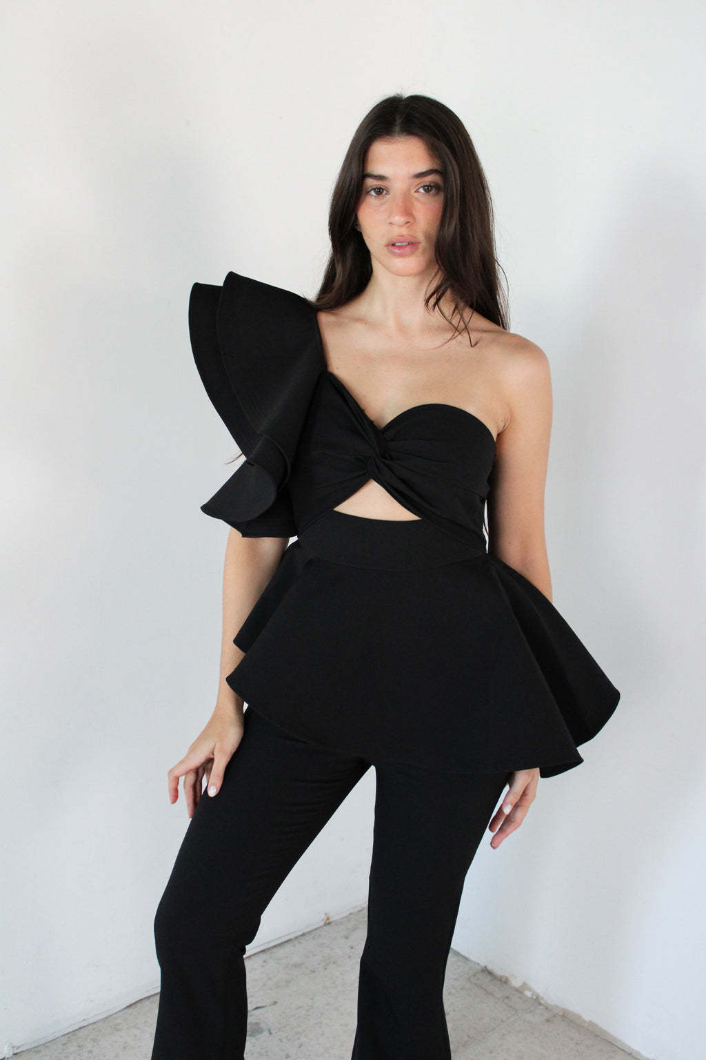 One Shoulder Jumpsuit