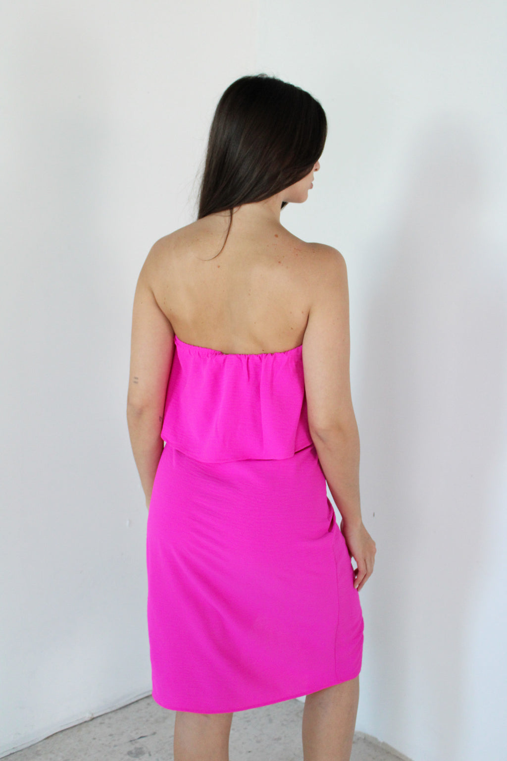 Cala Solid Midi Dress