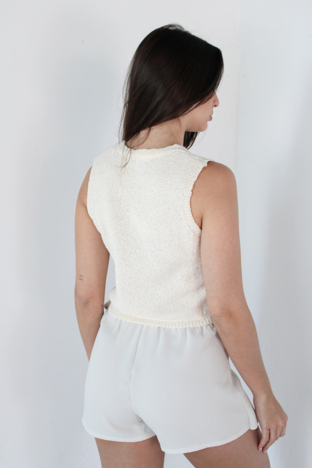 Ivory Tie Short