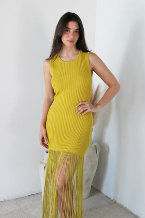 Fringe Midi Dress