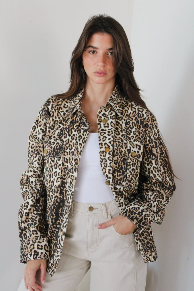 Leopard Oversized Jacket