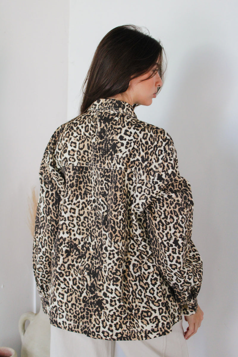 Leopard Oversized Jacket