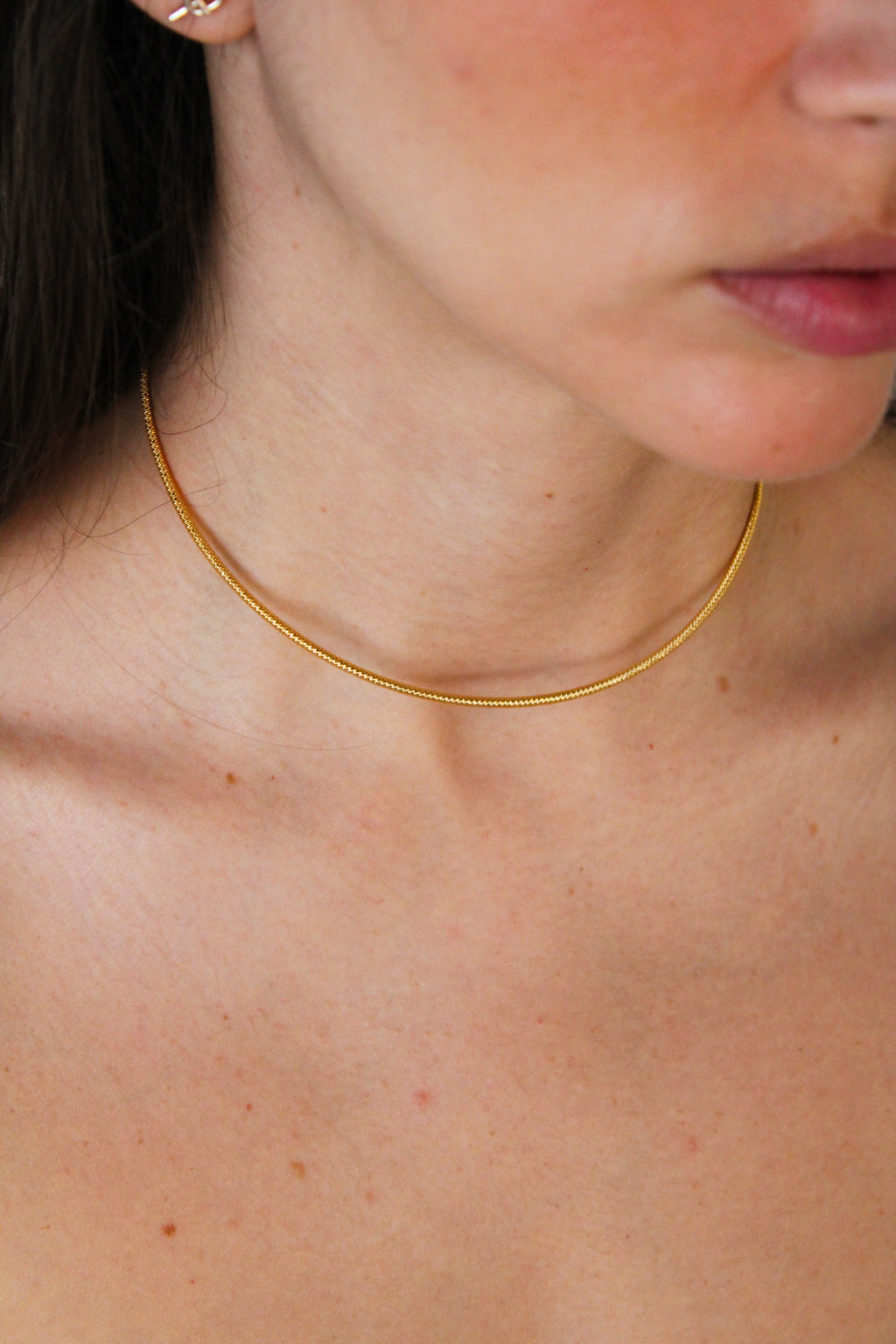 Thick Hammered Choker