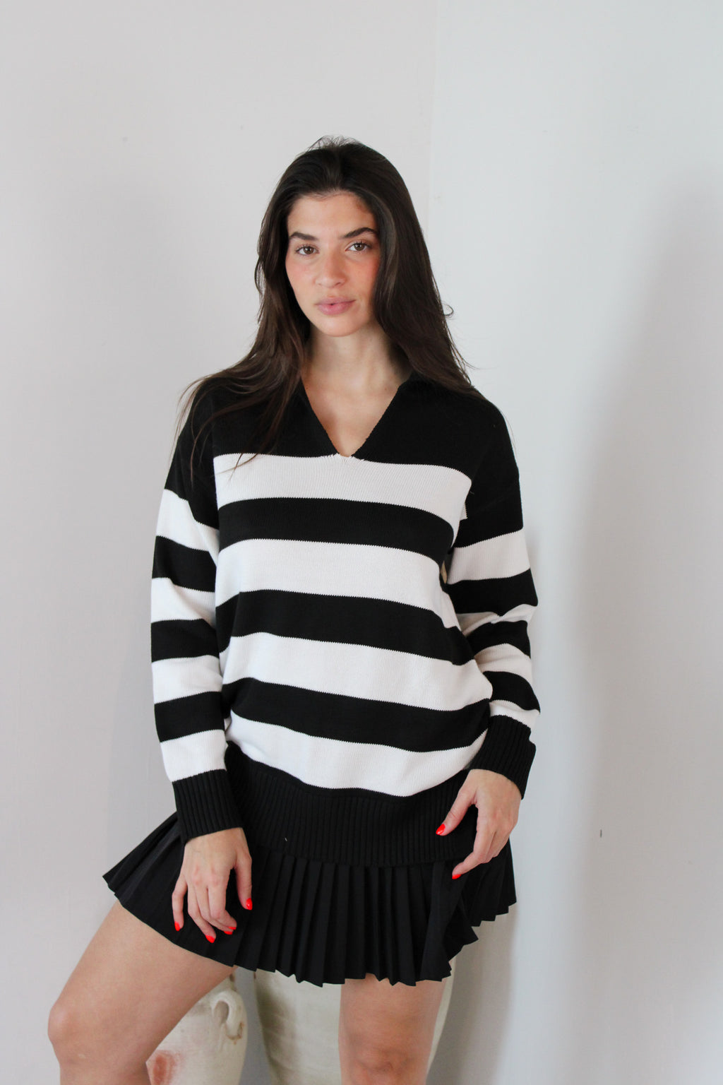 Stripe Sweater Dress