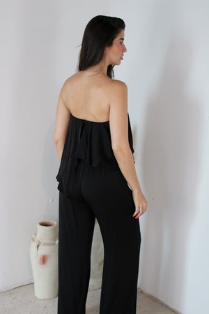 Satin Tube Jumpsuit