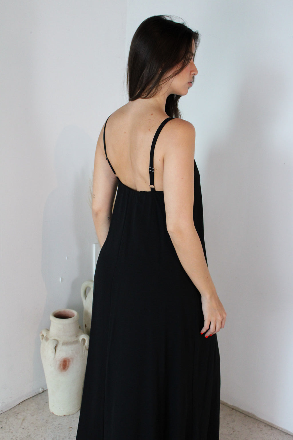 Black Cami Maxi Dress