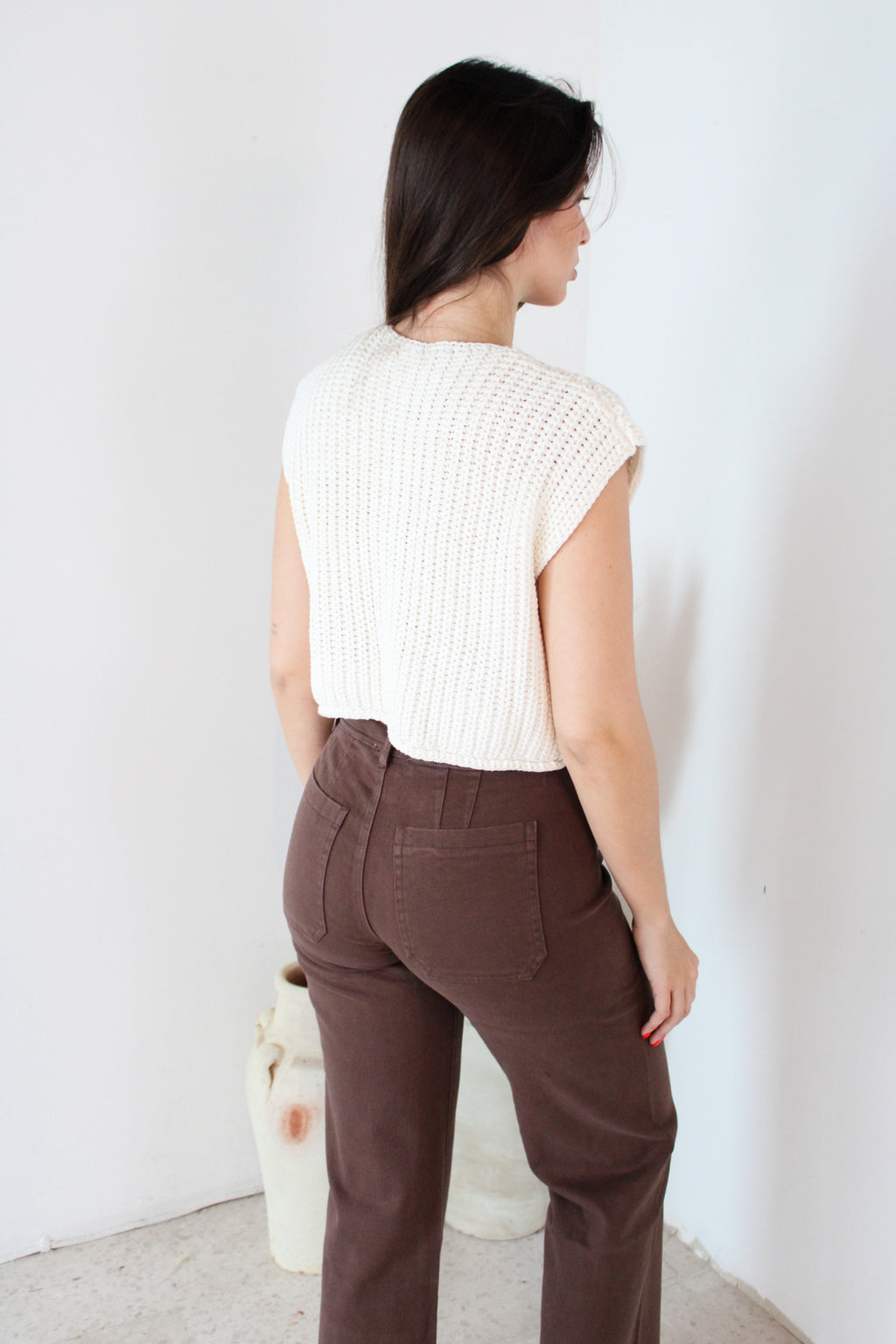 Coffee Crop Wide Leg Jeans