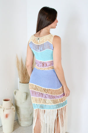 Fringe Crochet Cover Up