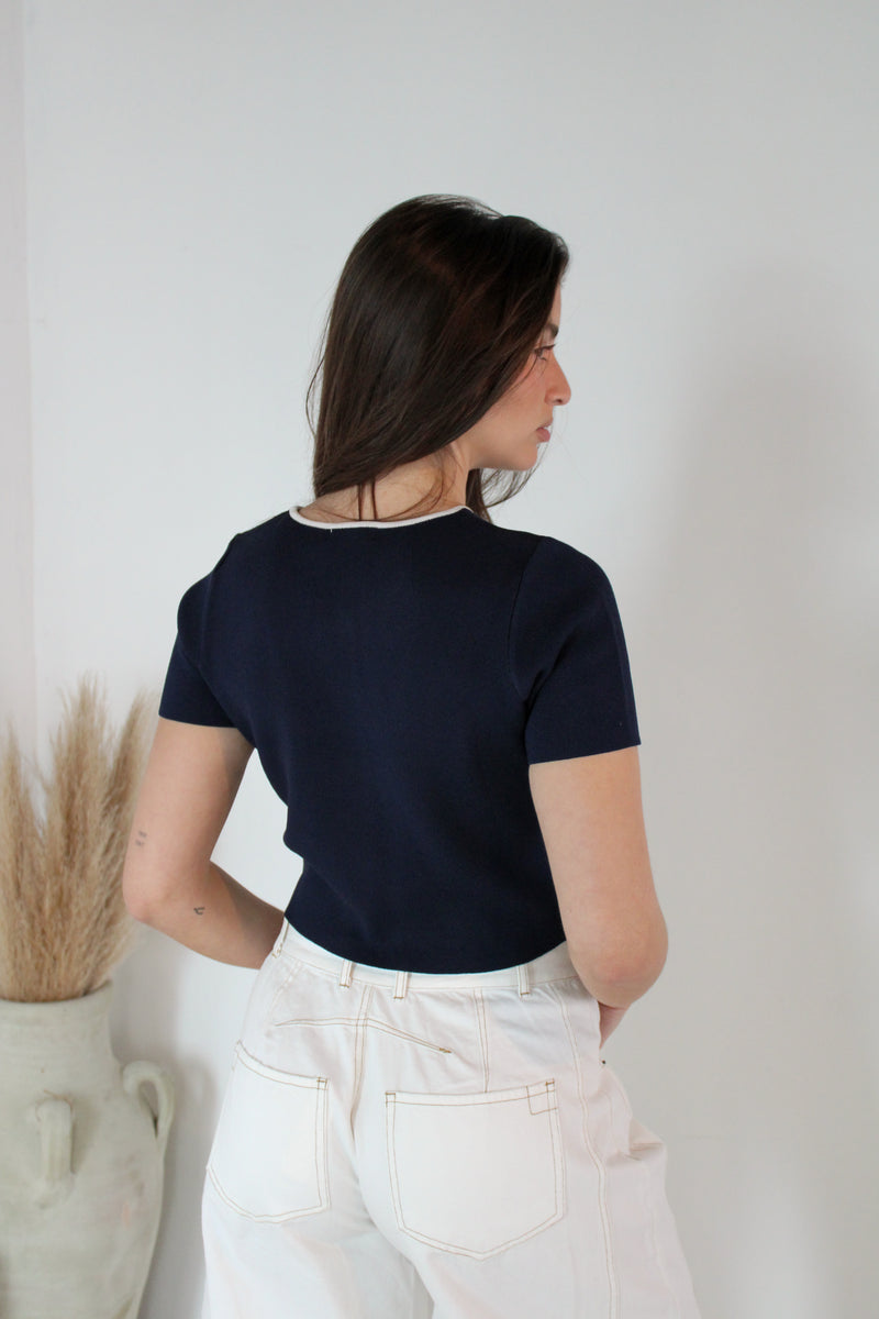 Navy SS Top