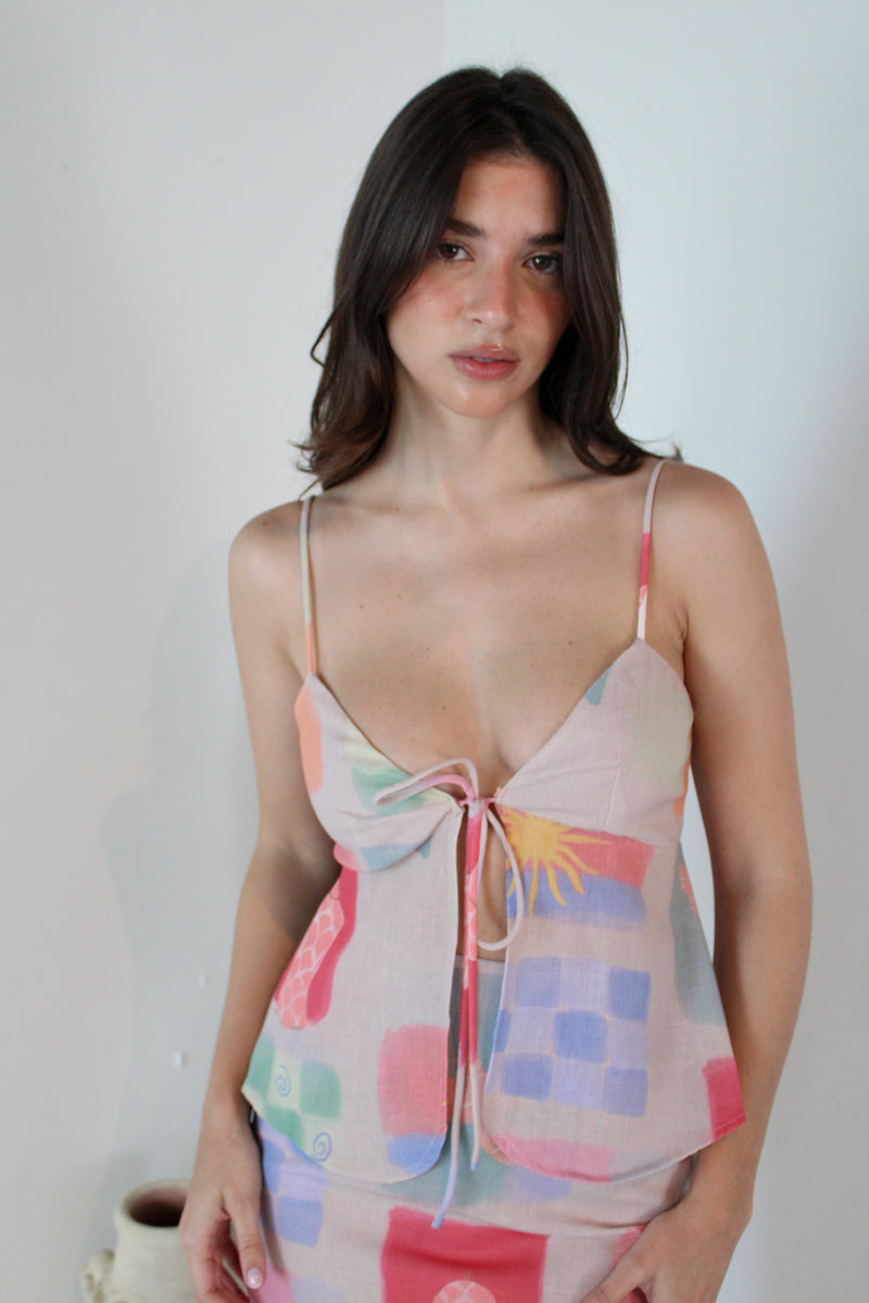 Pastel Printed Set