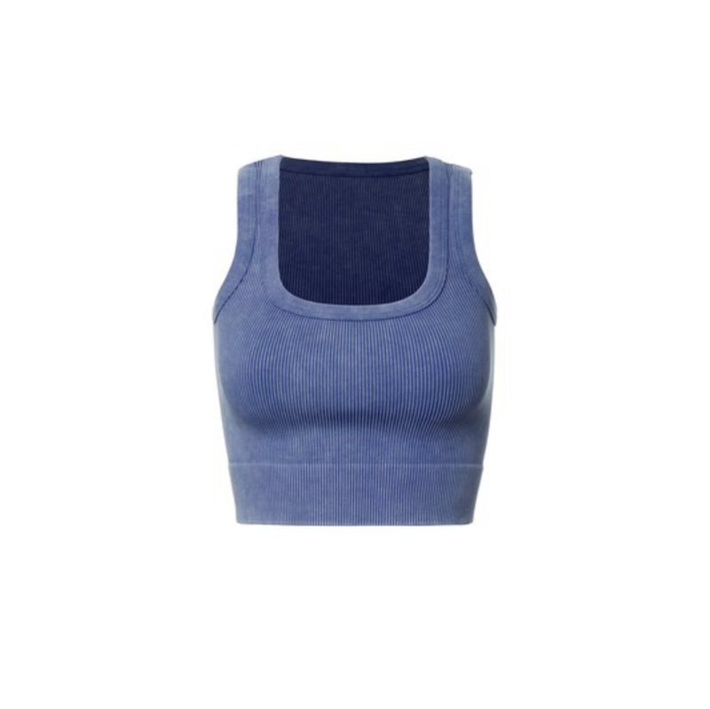 Square Neck Washed Tank