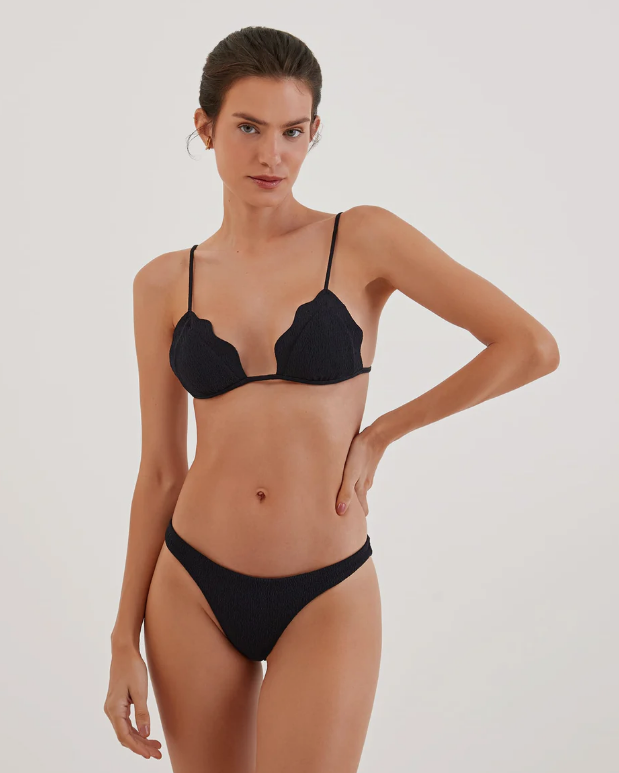 Firenze Black Top & Basic Cheeky Bottom by Vix Swimwear