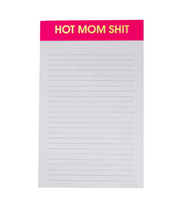 Hot Mom Shit - Lined Notepad