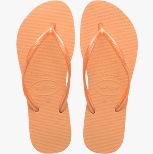 Peach Slim Flip Flops