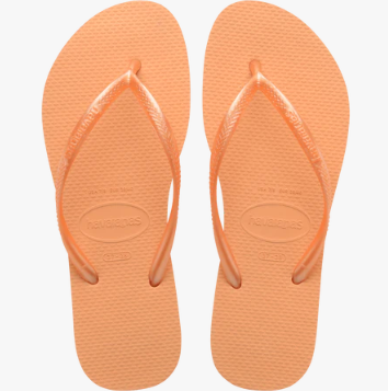 Peach Slim Flip Flops