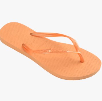 Peach Slim Flip Flops