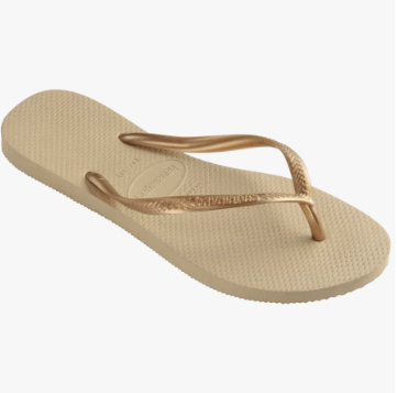 Sand Grey Slim Flip Flops