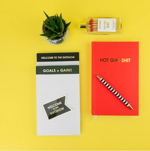 Hot Girl Shit - Fire Red Hardcover Journal