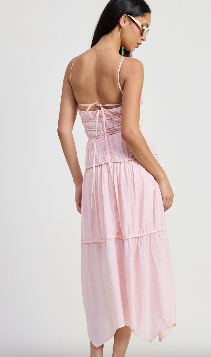 Baby Pink Maxi Dress