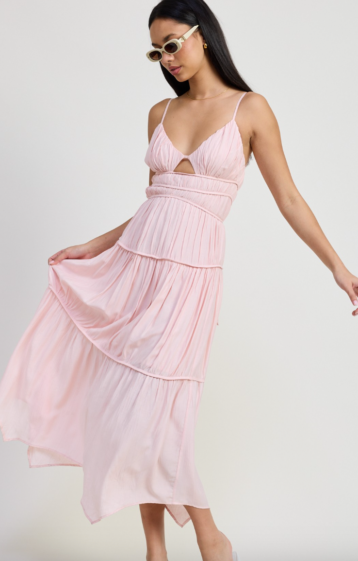 Baby Pink Maxi Dress